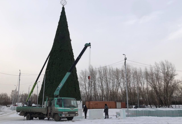 Ледовый городок на острове Татышев в Красноярске построят за 8 млн рублей