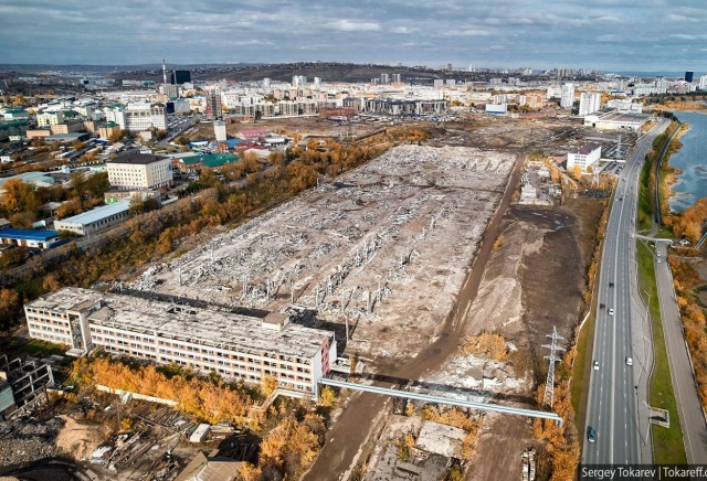 Прокуратура потребовала «Сибиряк» вернуть землю бывшего комбайнового завода в Красноярске, где строится жилой комплекс