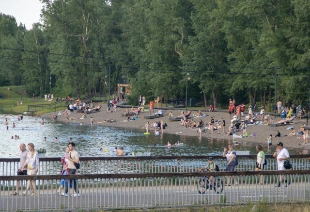 Четыре пляжа на острове Татышев обустроят к лету в Красноярске