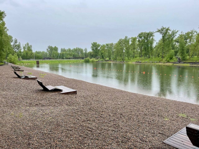 Первый пляж в Красноярске официально открыли для купания